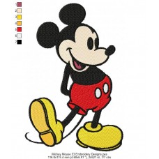 Mickey Mouse 53 Embroidery Designs